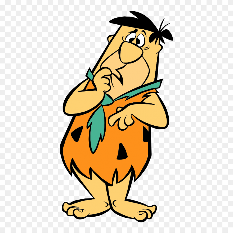 Flintstones Fred Confused - Fred Flintstone Clipart - Png Download