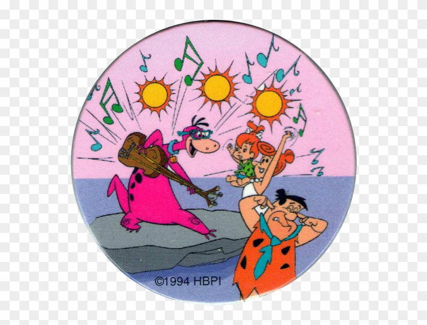 Hanna Barbera > Flintstones 34 Dino Playing Guitar - Hanna-barbera Clipart