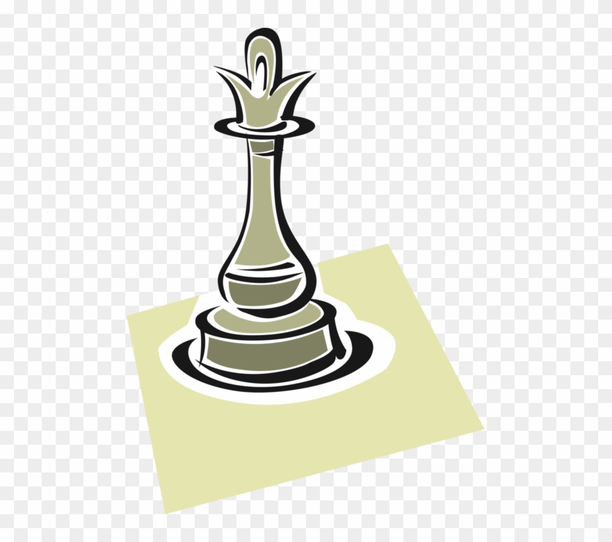 Vector Illustration Of King Chess Piece Game Of Chess - Peça De Xadrez Rei Clipart