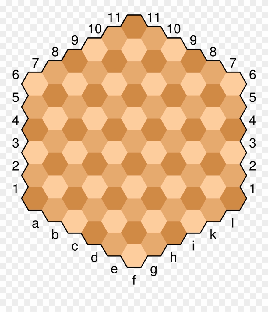 Open - Hexagonal Chess Clipart