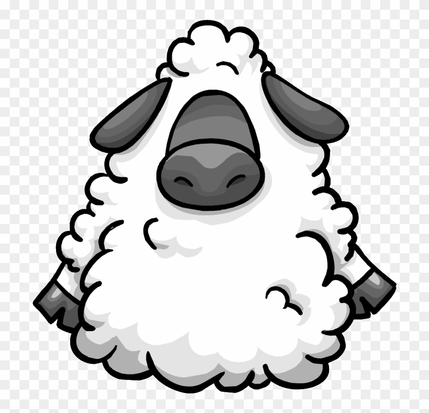 Big Bad Wool Suit - Club Penguin Sheep Clipart