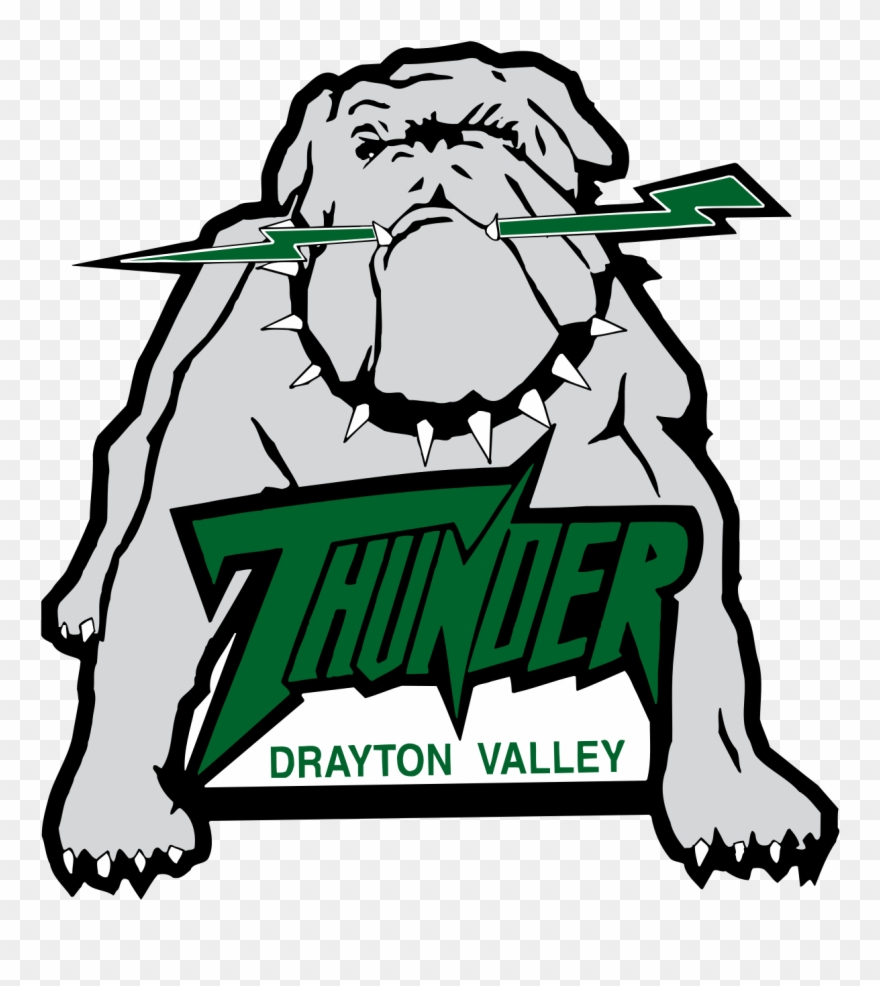 Drayton Valley Thunder Logo Clipart