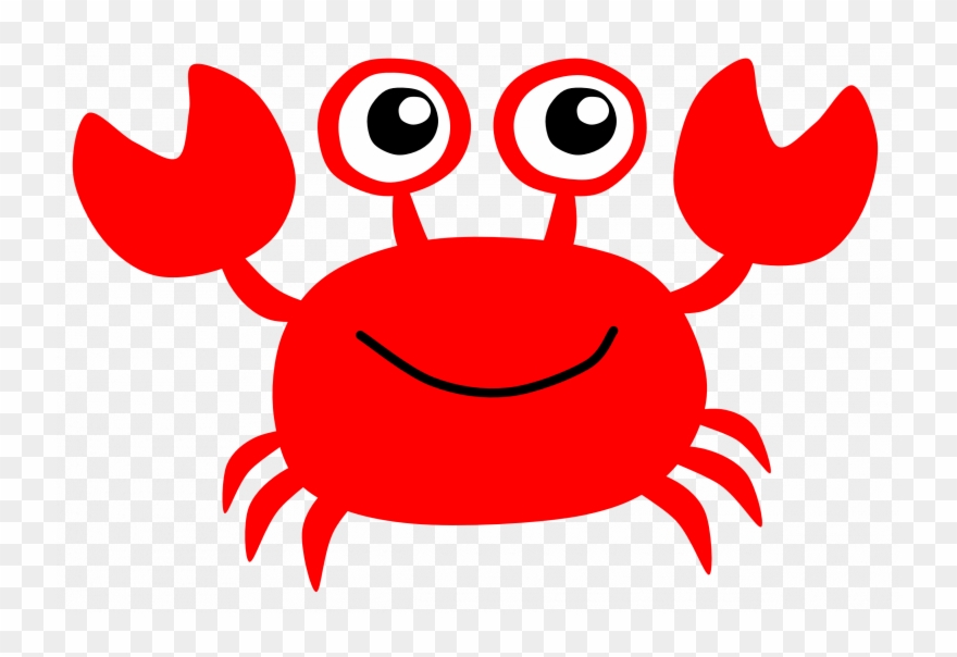 Crab Vector - Red Crab Clipart - Png Download