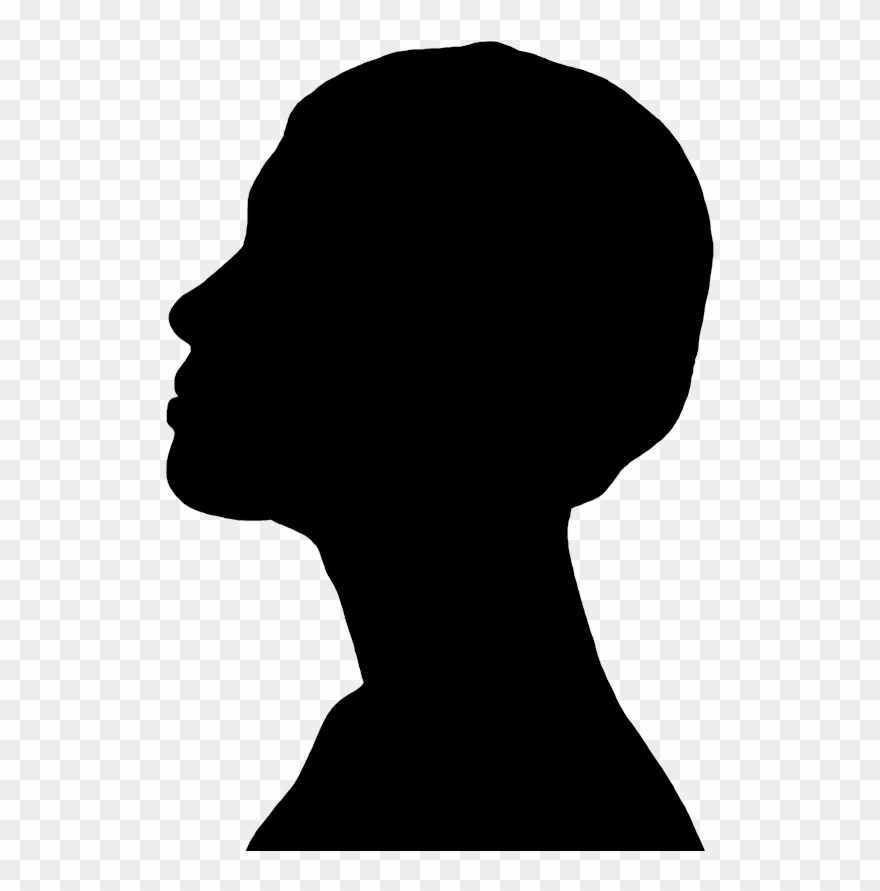 Face Profile Silhouette At Getdrawings Com Free - Silhouette Profile Png Clipart