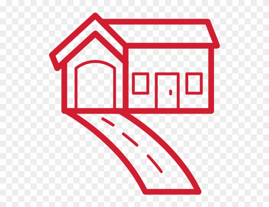 Driveway - House Clipart