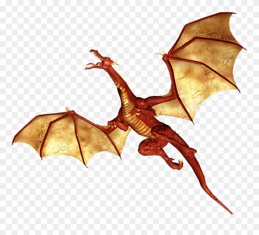 Great Pictures Of Cool Dragons Egyptian Queen Clip - Dragon Flying Png Transparent Png