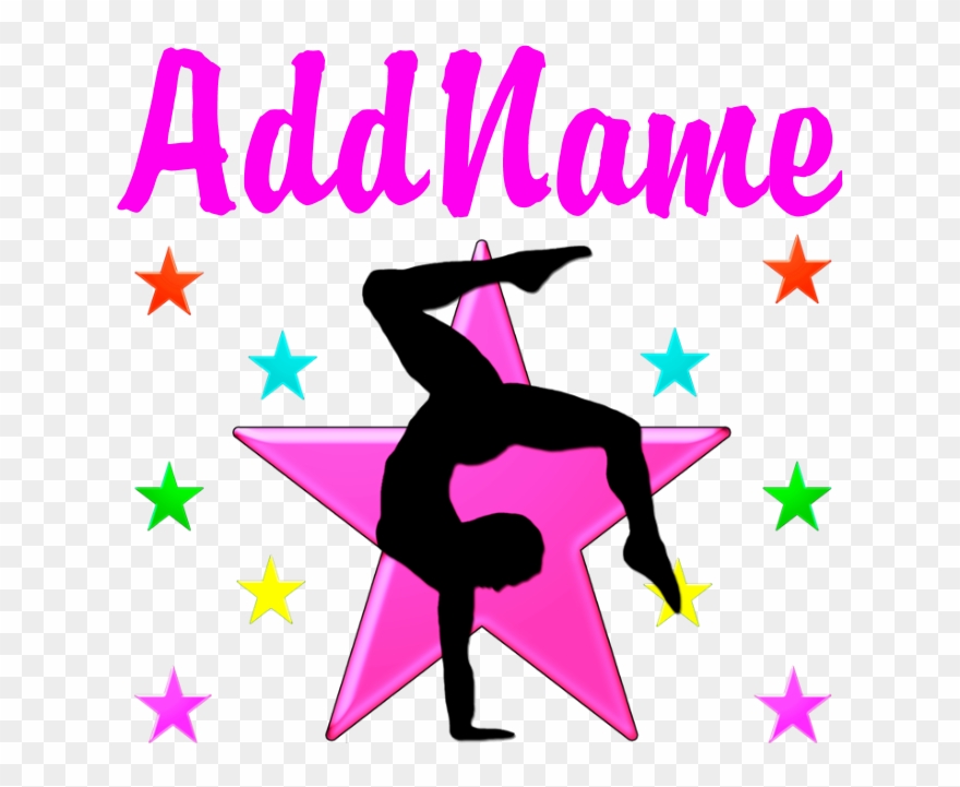 Gymnast Girl Sports Bottle Clipart