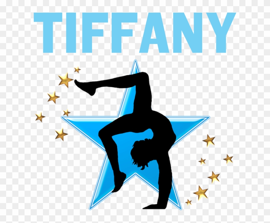 Gymnast Girl Banner - Softball Star Pillow Case Clipart