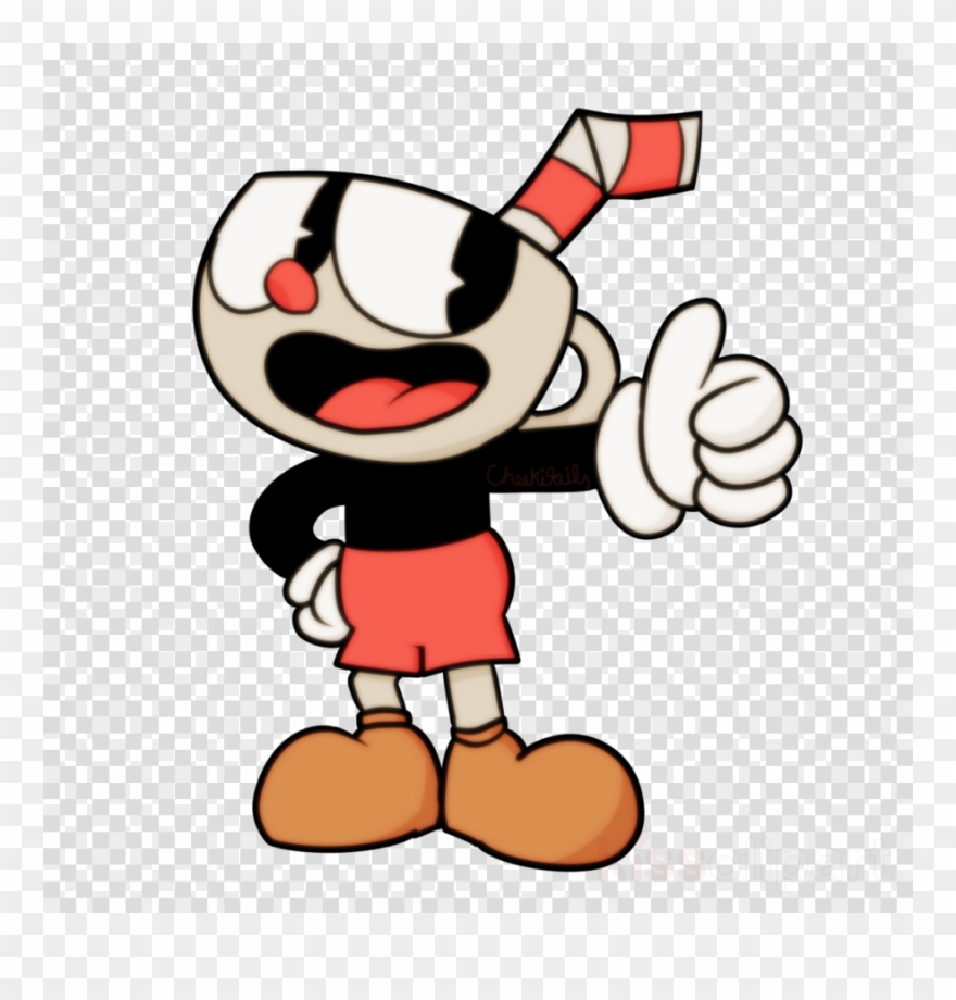 Cuphead No Background Clipart Cuphead Hoodie T-shirt - Como Dibujar A Cuphead - Png Download