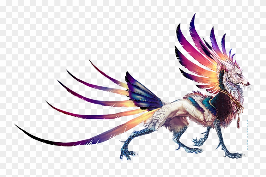 Drawing Marker Sunset Clip Art Royalty Free Stock - Mythical Sunset Creatures - Png Download