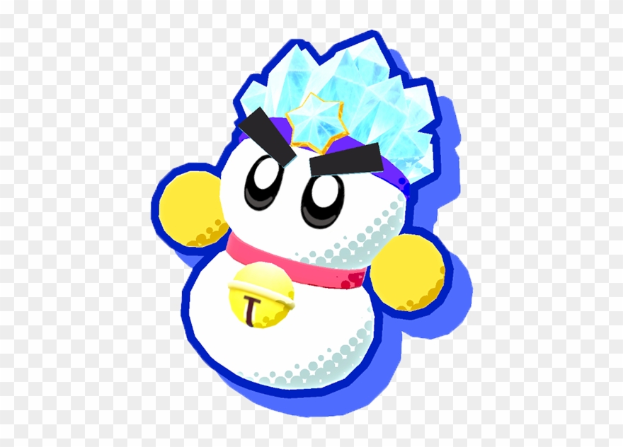 🍭chilly 🍭 Today's Highlight Friend Is - Kirby Star Allies Chilly Clipart