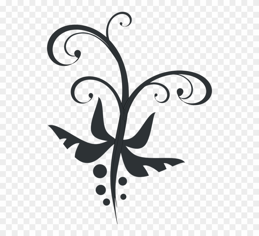 Black Swirls 7, Buy Clip Art - Black And White Swirl Png Transparent Png