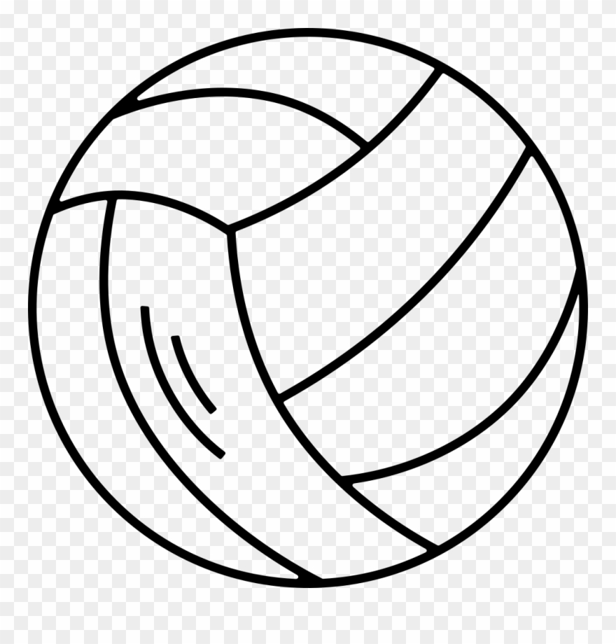 Volleyball - Voleibol Dibujos Para Colorear Clipart