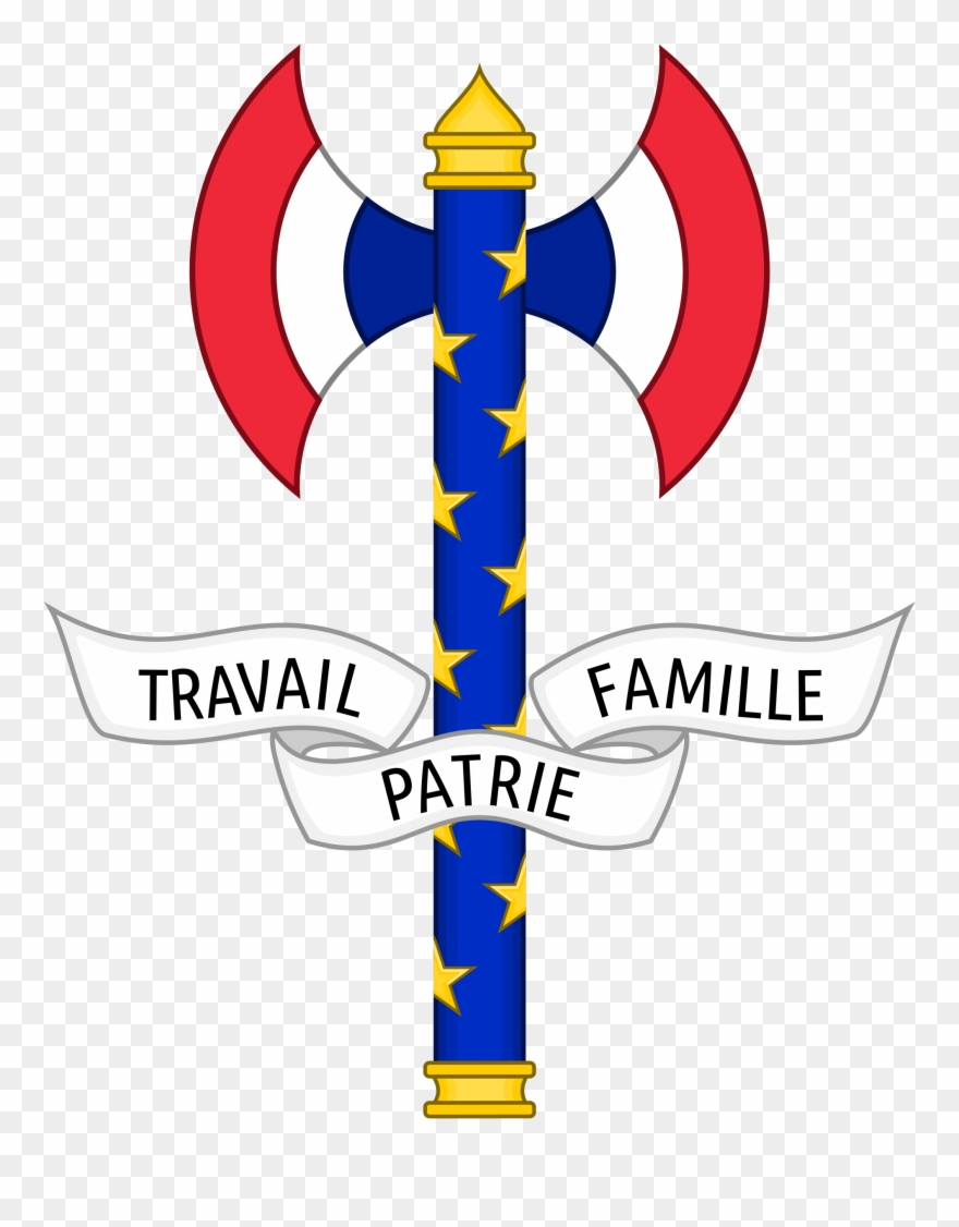 The Ghosts Of Sigmaringen - Vichy France Flag Clipart