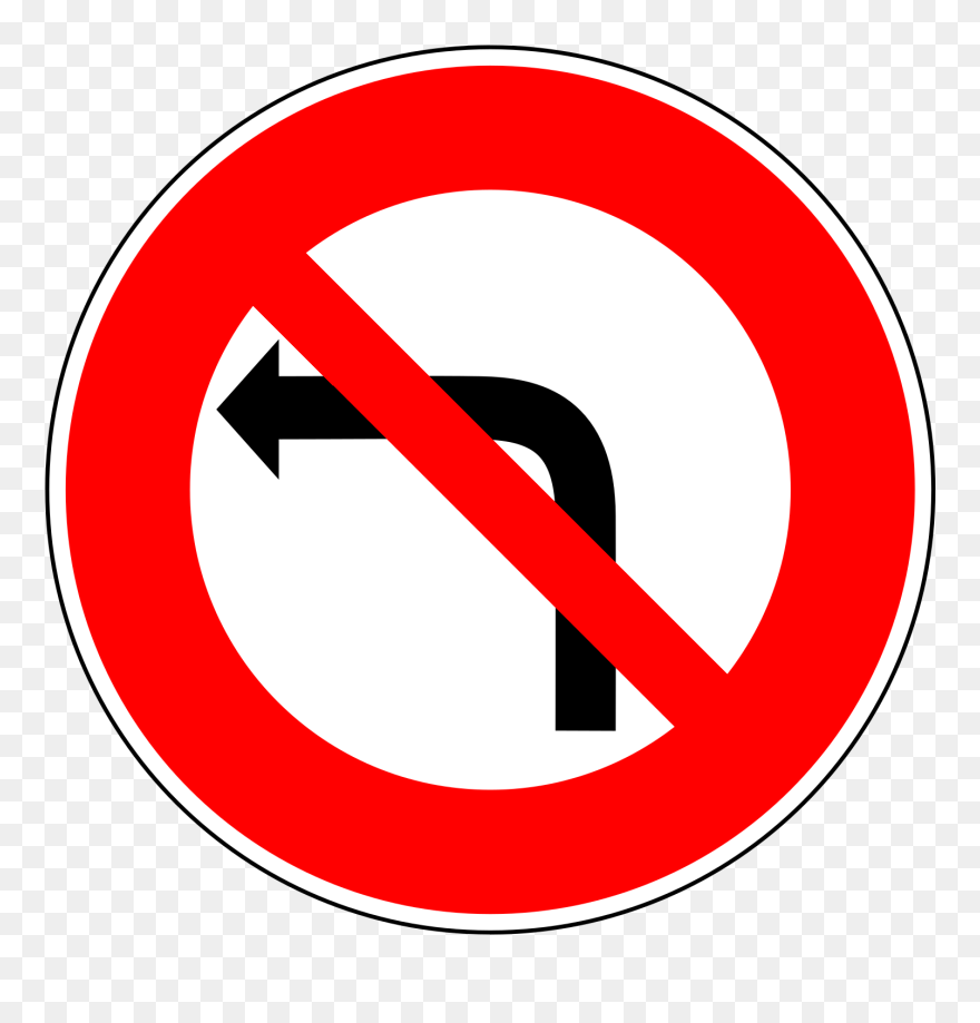 No Parking Cliparts 27, Buy Clip Art - Cartelli Stradali Divieto Di Svolta - Png Download