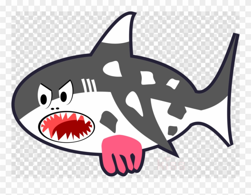 Shark Cow Clipart Cattle Sea Cow Clip Art - Custom Shark Cow Shower Curtain - Png Download