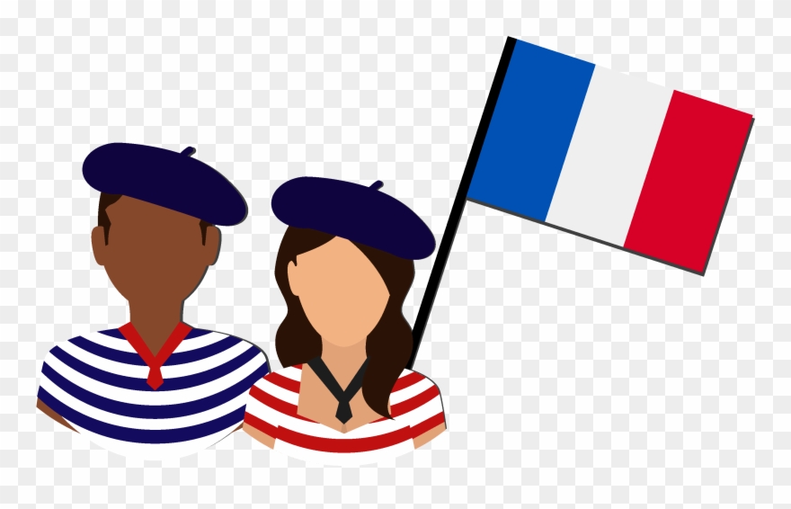 Contribute In Representing The French Culture And Language Clipart