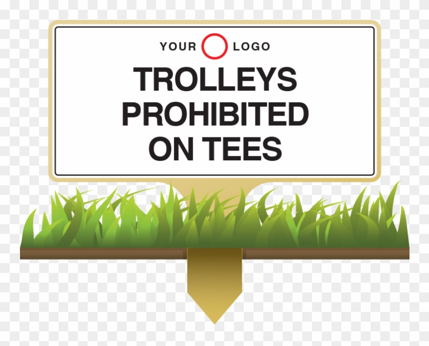 Double Sided Sign - Golf Clipart