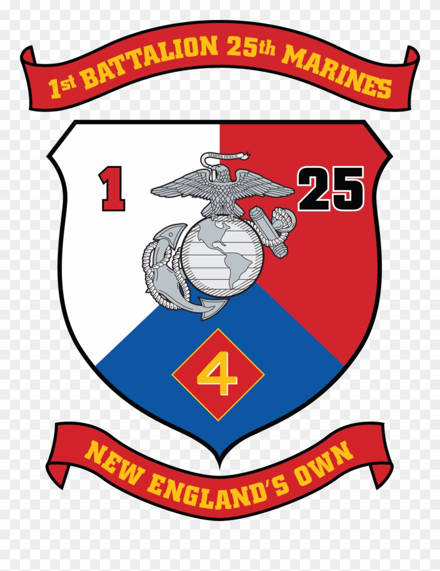 1st Bn 25th Marines Hoodie - 1 25 Marines Logo Clipart