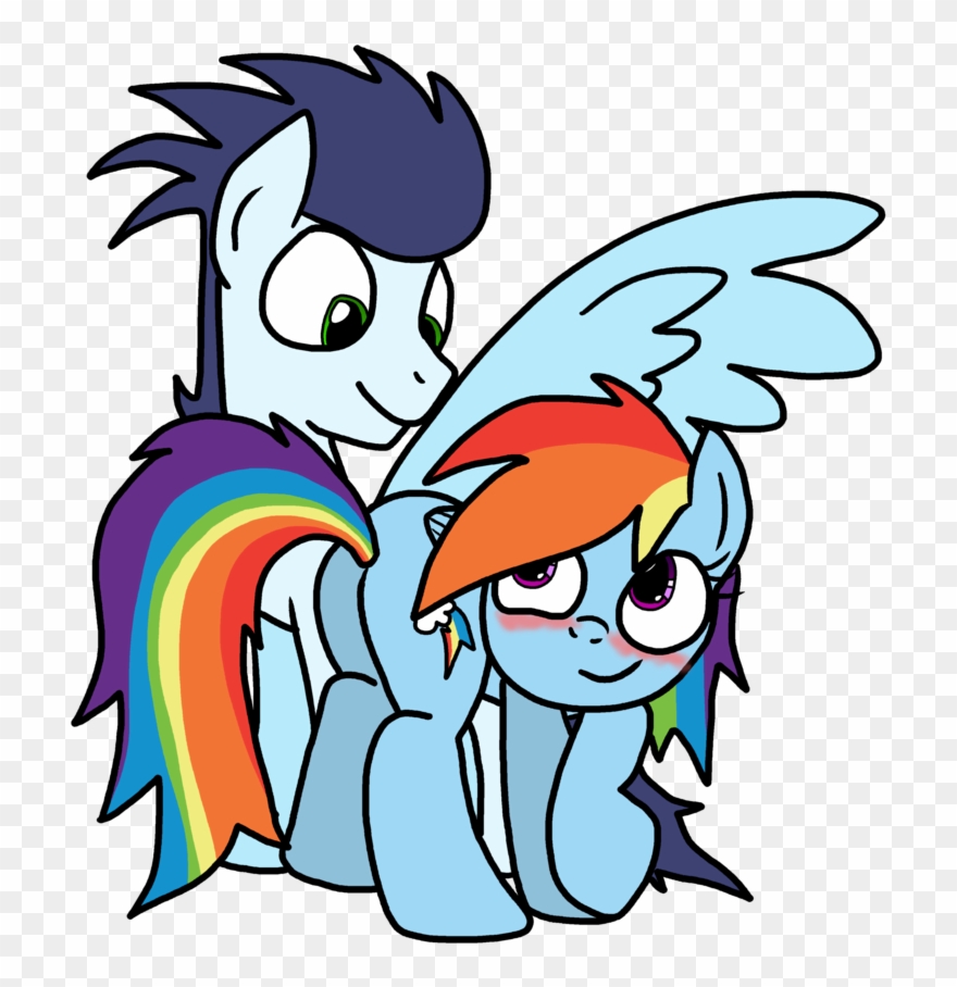 Anyponedrawn, Backwards Cutie Mark, Blushing, Cute, - Soarin Clipart