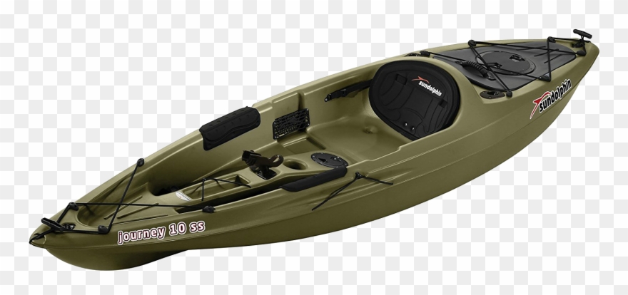 Top Kayak Sun Dolphin Journey 10 Foot Sit On Top Kayak - Sun Dolphin Journey 10' Ss Sit-on Fishing Kayak Clipart