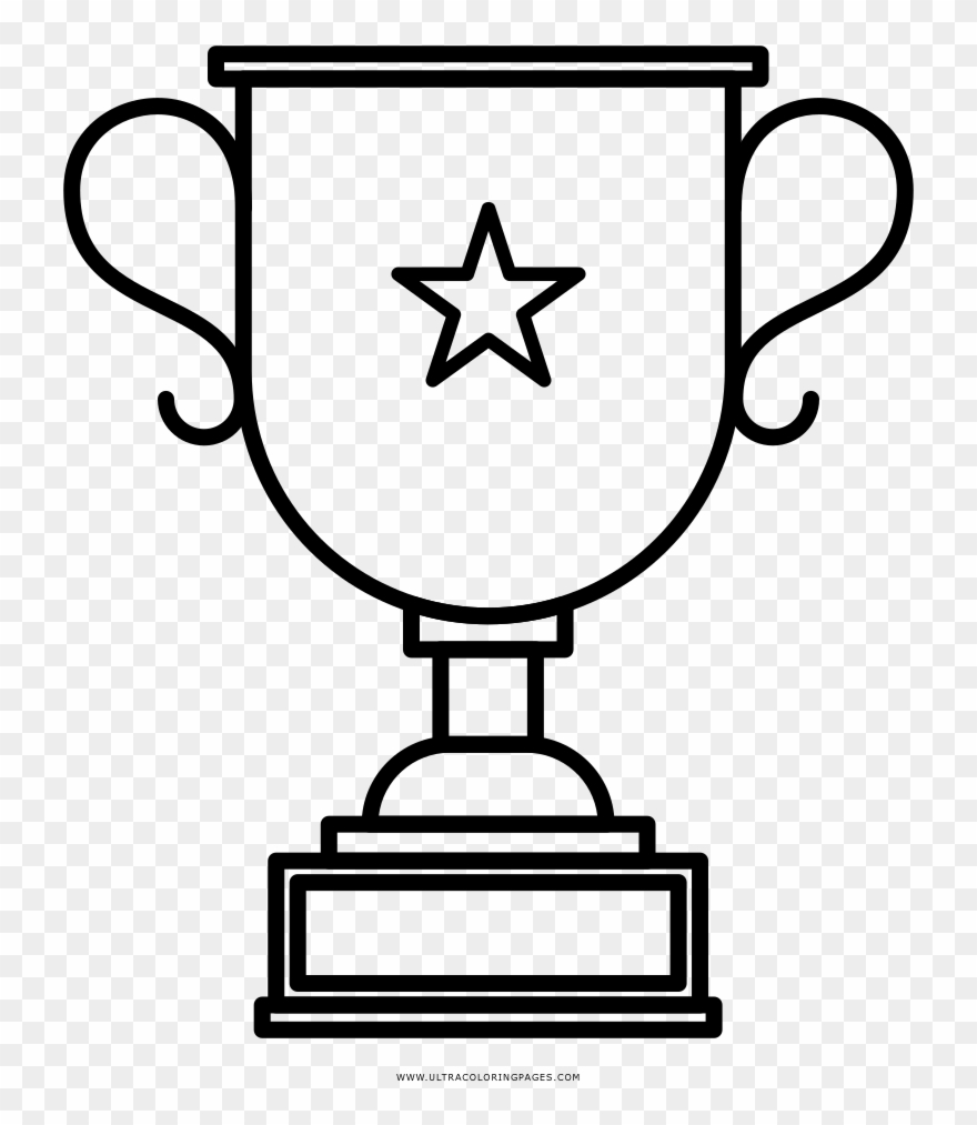 Trophy Coloring Page Worlds Best Dad Award Trophy Coloring - Imagenes De Trofeos Para Dibujar Clipart