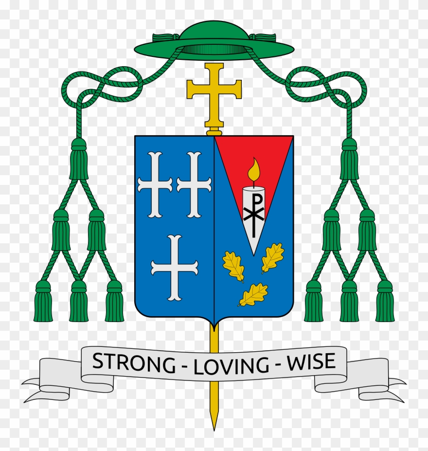 Coat Of Arms Of Thomas Joseph Tobin - Bishop Oscar Jaime Florencio Clipart