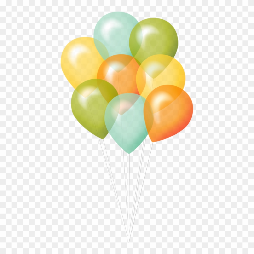 Ballons,globos,balloons Clipart Smiley, Birthday Clips, - Balloons Cartoon Transparent - Png Download
