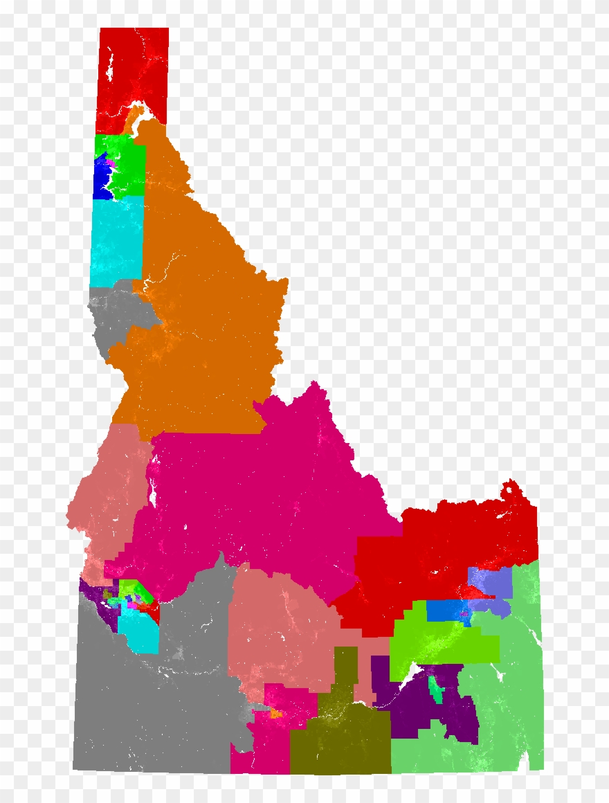 Idaho House Of Representatives Redistricting Png Transparent - Map Of Dams In Idaho Clipart