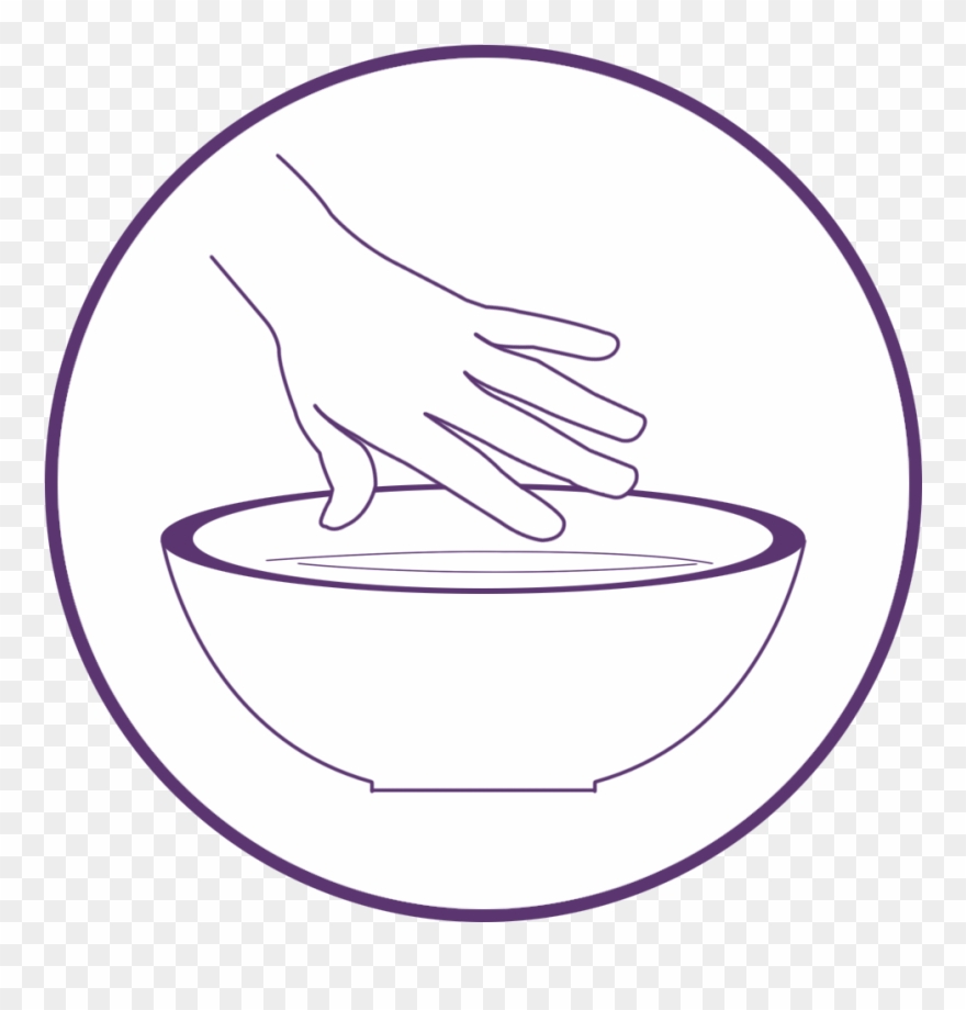 Hand Paraffin Treatment - Drawing Clipart