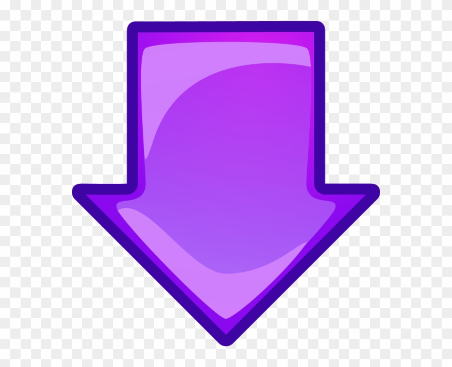 Wrestling With The Devil - Purple Down Arrow Png Clipart