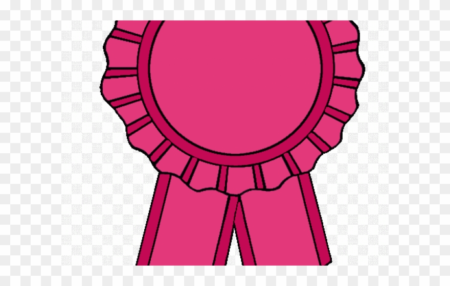 Ribbons Clipart Fuschia - Award Ribbon Clipart Purple - Png Download