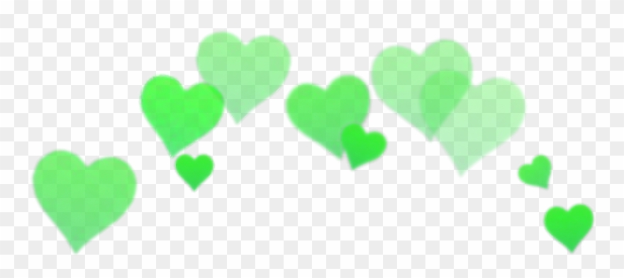Green Hearts Png Black And White - We Heart It Heart Png Clipart