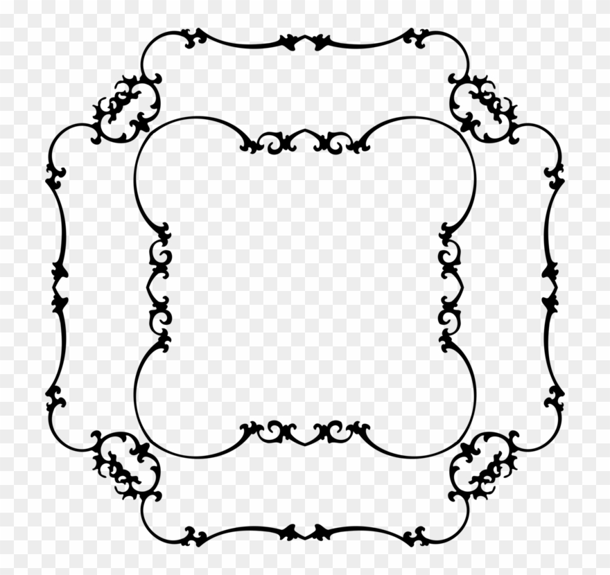 Black And White Line Art Visual Arts Monochrome Photography - Clip Art - Png Download