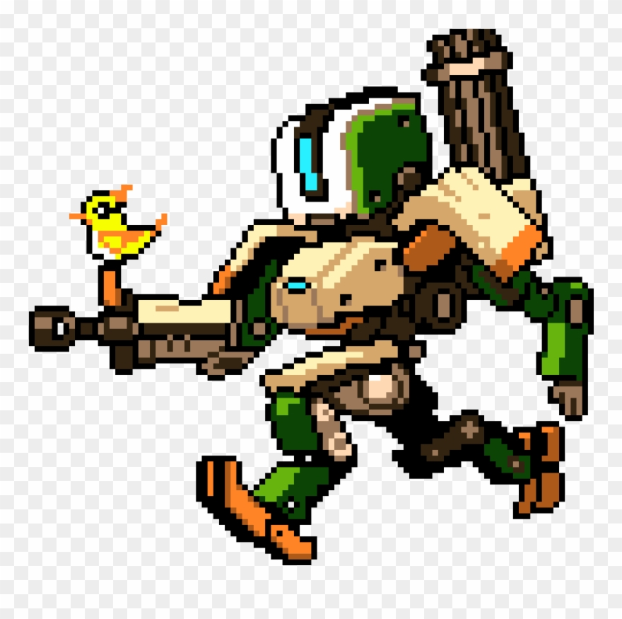 Bastion - Overwatch - Bastion Pixel Art Clipart