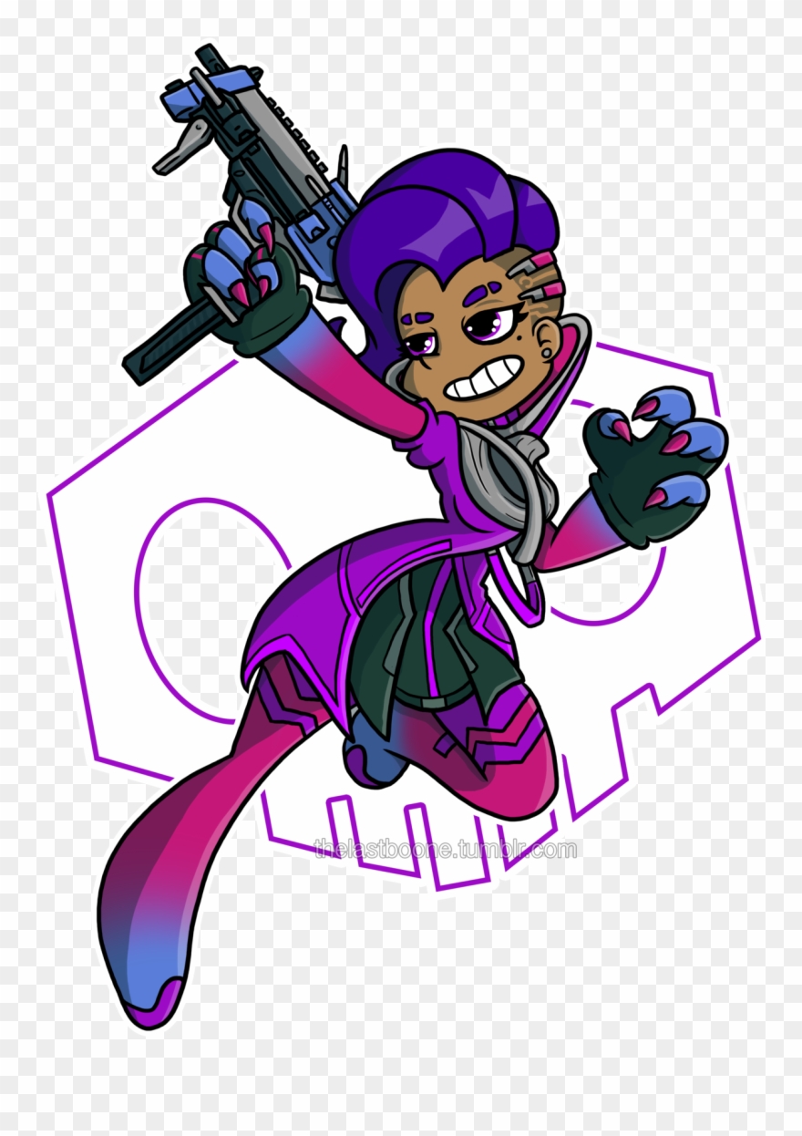 Sombra - Overwatch - Sombra Clipart