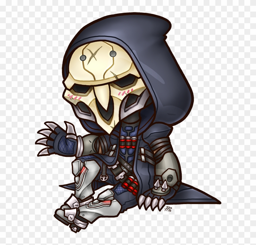 Overwatch Reaper Chibi Clipart