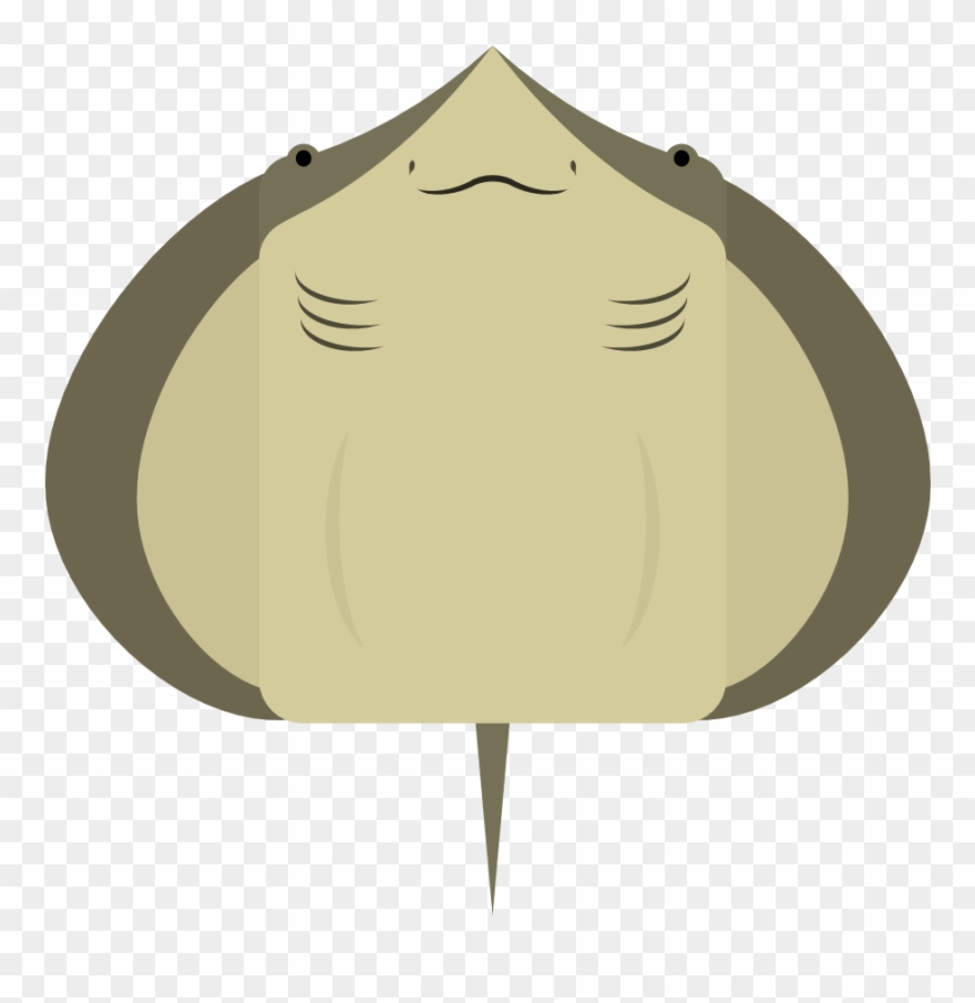 Animal[animal] Giant Freshwater Stingray - Illustration Clipart
