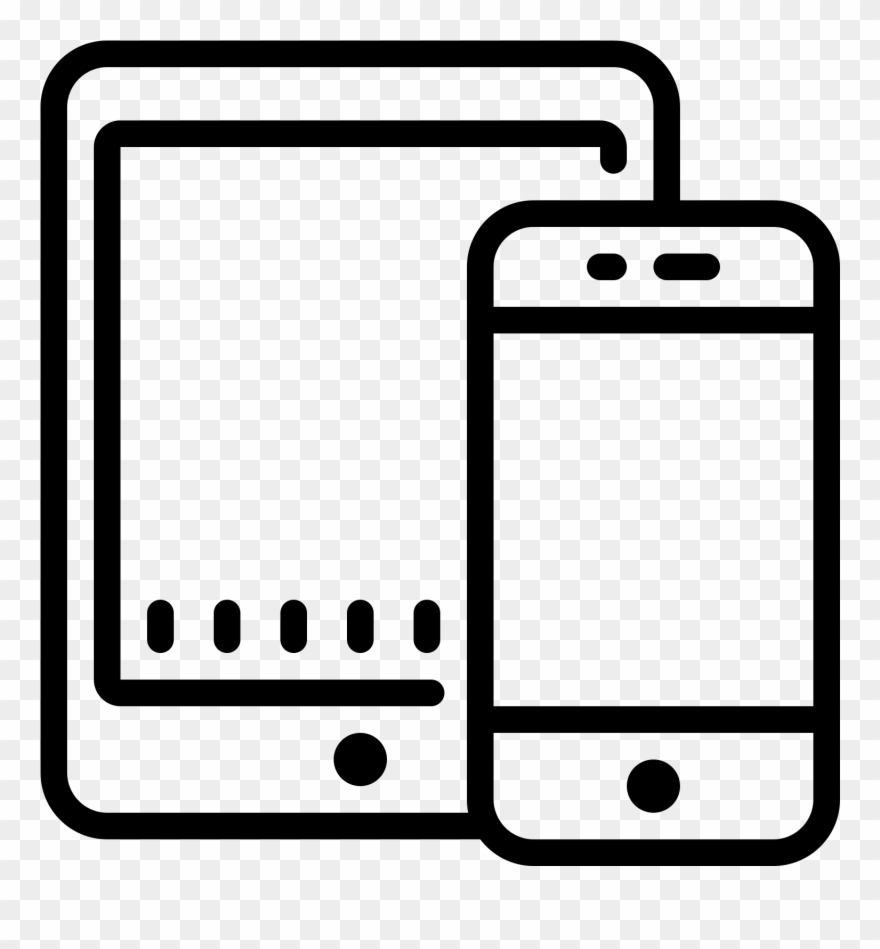 Mobile, Tablet, Mobile Shopping Icon - Mobile And Tablet Icon Clipart