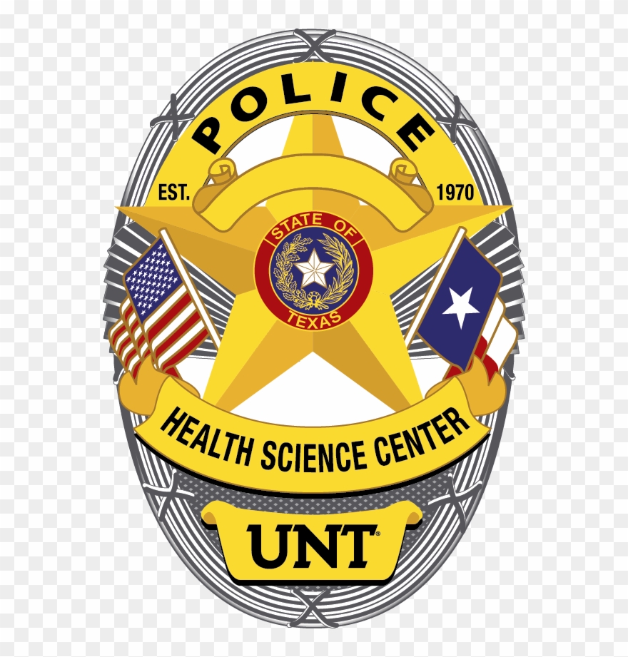 Hsc Police Badge - University Of North Texas Clipart