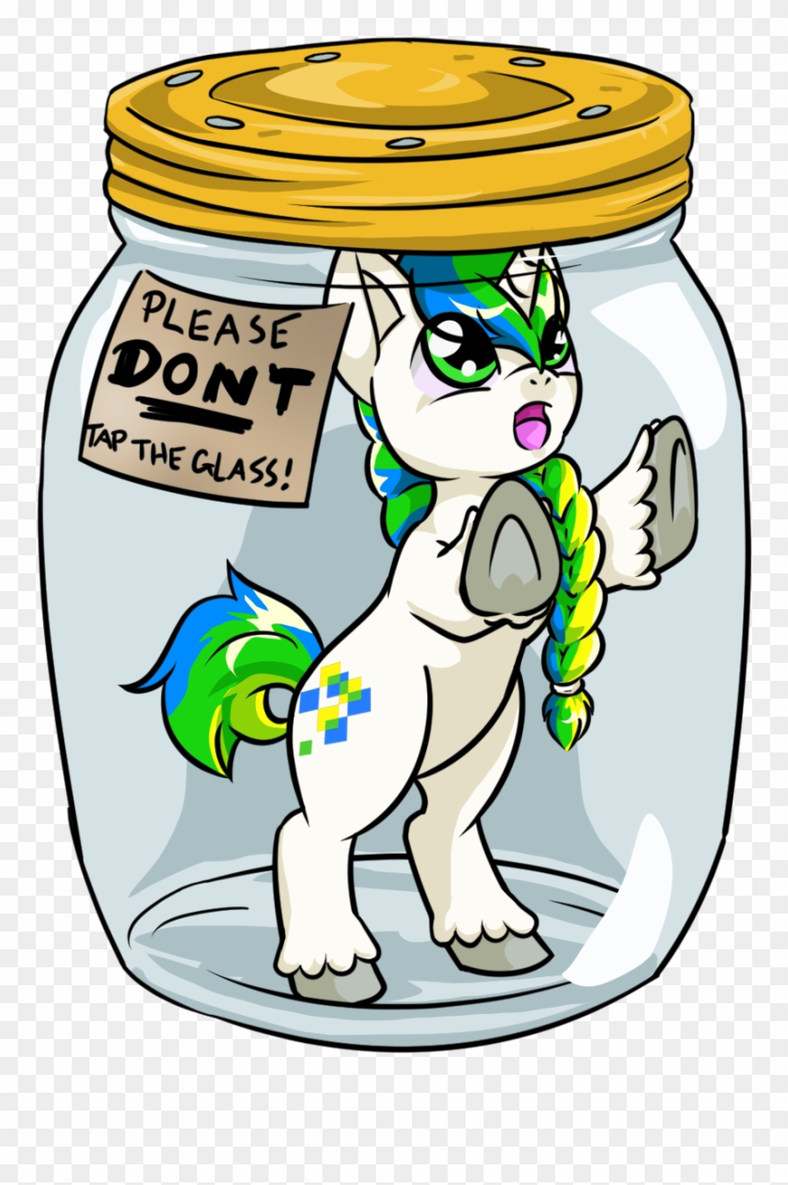 Dawnallies, Braid, Don't Tap The Pony In The Jar, Fluffy, - Fluttershy Clipart