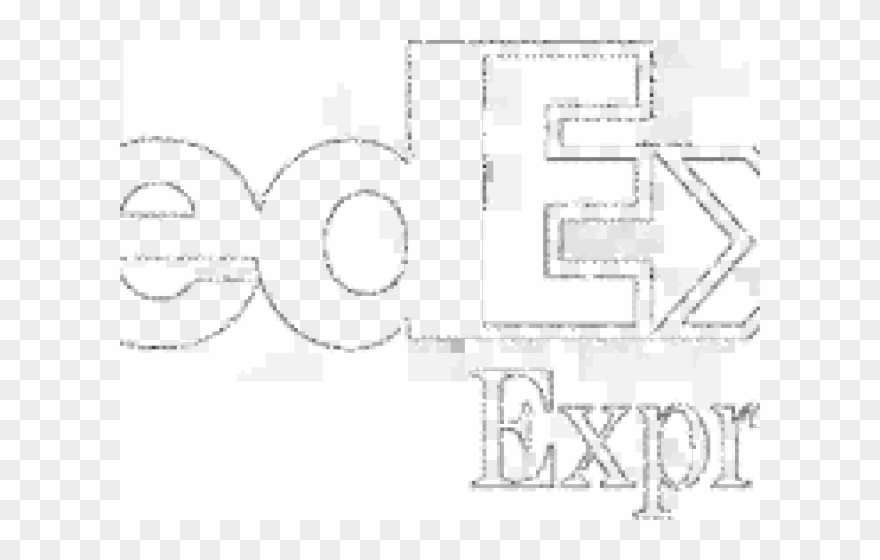 Fedex Clipart Black And White - Roland Garros - Png Download
