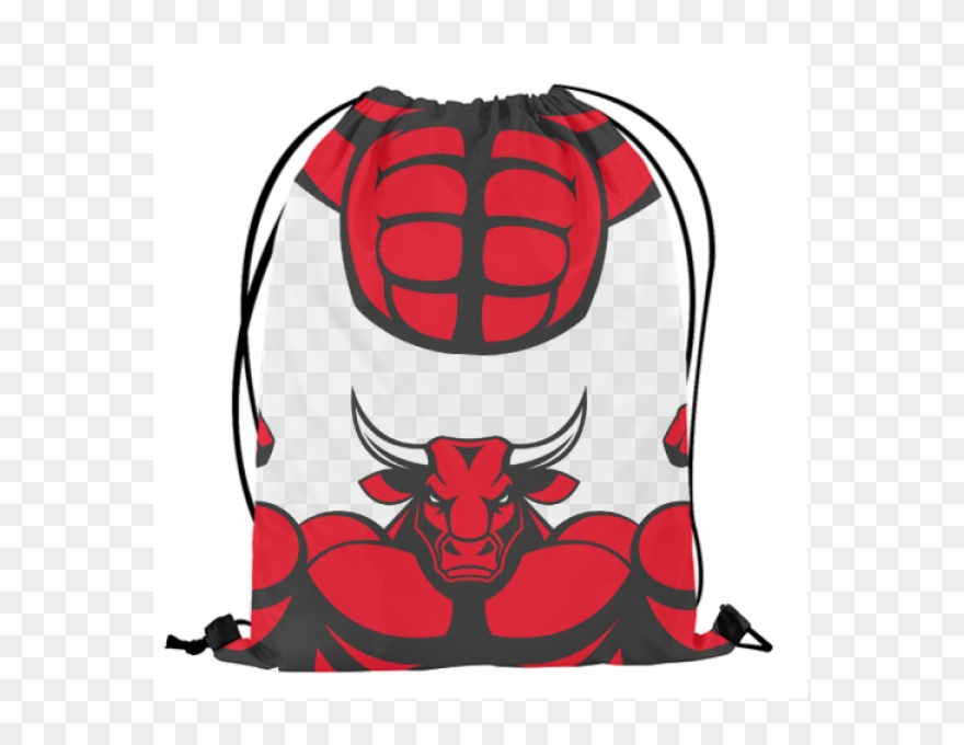 Strong Muscular Bull Gym Bag - Dota 2 Bag Clipart