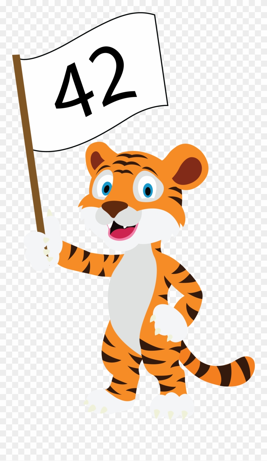 Tiger Thumbs Up Clipart