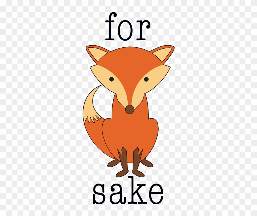 Fox Sake Popular Sayings Gift 4 Matching Couples Birthday Clipart