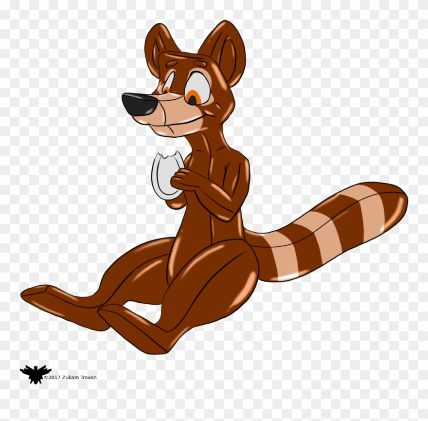 Clay Coati - Cartoon Clipart