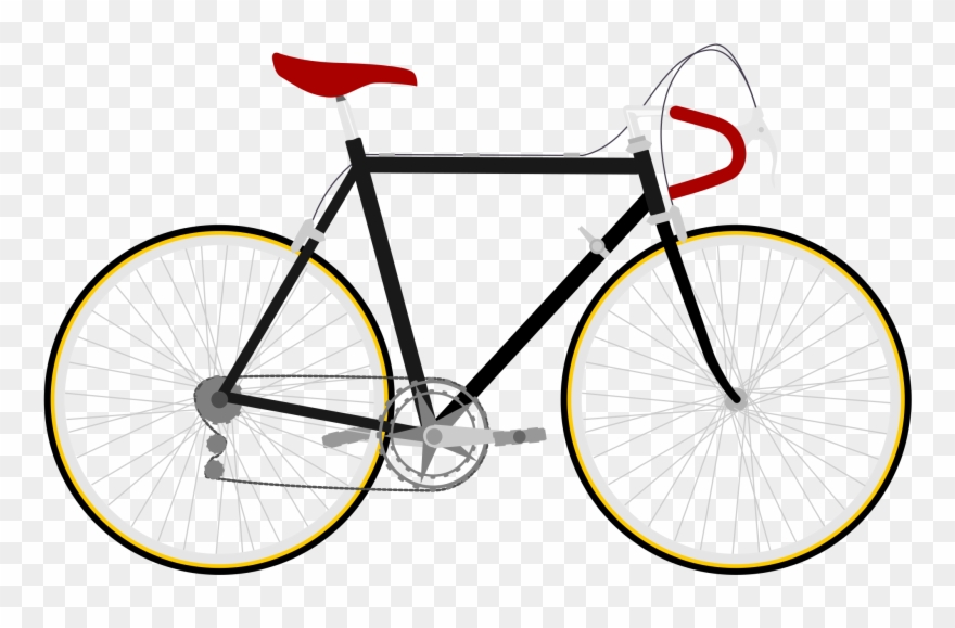 Big Image - Bike Flat Design Png Clipart