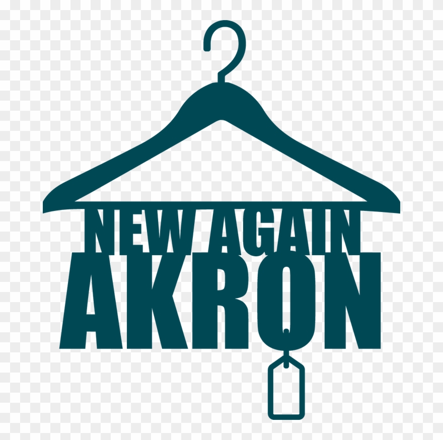 New Again Akron Shopping Trail - Clothes Hanger Clipart