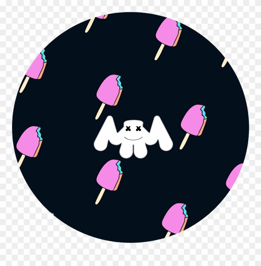 Marshmello Mellogang Malvadisco Dj Electronica Electron - Fashion Marshmello Pullover Brushed Hoodie Sweater Clipart