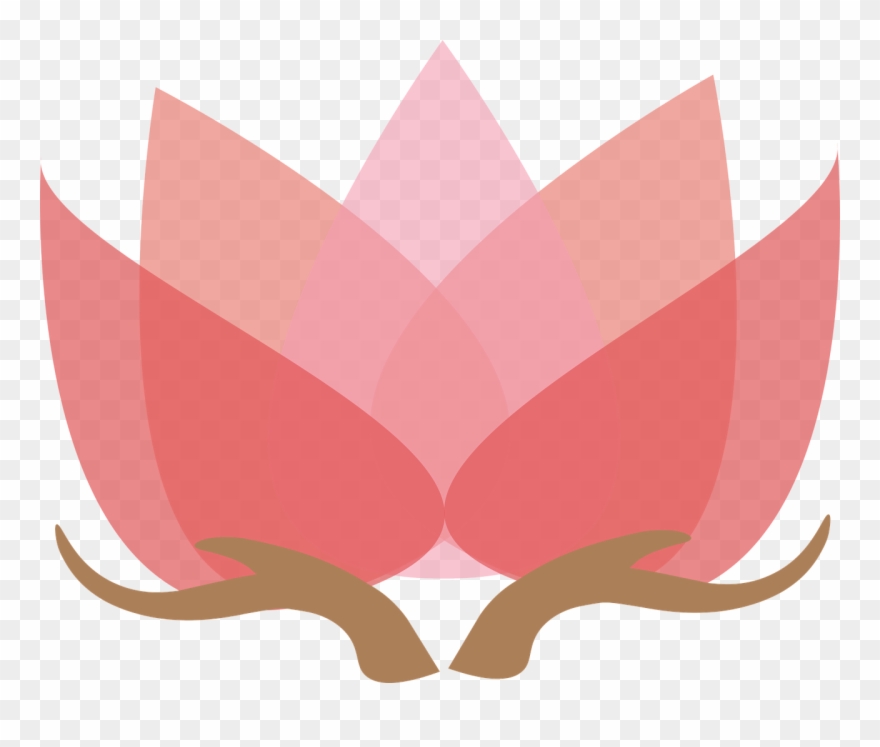 Lotus With Hands Lotus Design Png Image - Flor De Loto Png Clipart